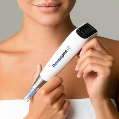 What Dermapen 4 can be used for: Skin tightening Natural collagen induction Lifting and rejuvenation Reducing wrinkles and fine lines Reducing pigmentation and sun damage Improving stretch marks Hair regeneration Reducing acne scars, surgical scars and wound healing Minimising pore size The benefits of Dermapen 4: More effective treatments with less pain Less epidermal damage Dermapen 4 treatment has a superior effect on collagen and elastin rejuvenation Offers effective treatment in hard-to-reach places Promotes scar-less healing and natural collagen reproduction Tightening, lifting and rejuvenation of the skin Induces natural collagen production Heals scars caused by acne and wounds Reduces wrinkles and fine lines around the face and other areas Reducing stretch marks incurred during pregnancy or due to obesity Improves overall skin tone and texture Improves skin texture on the neck